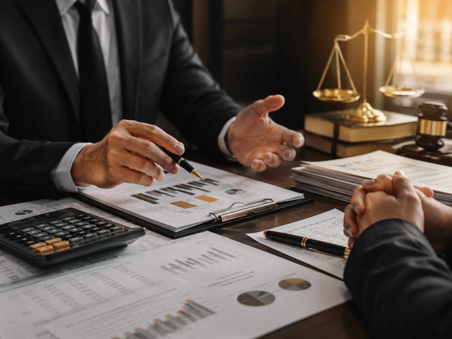 Imagen editorial de derecho fiscal tributario